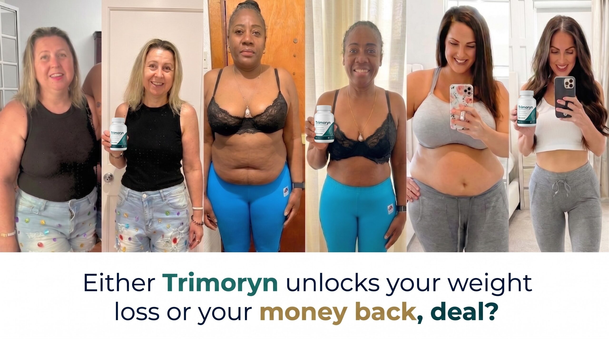 Women over 40 living their best life with Trimoryn - transformation and confidence